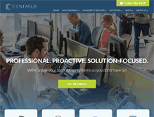 Tablet Screenshot of centarusinc.com